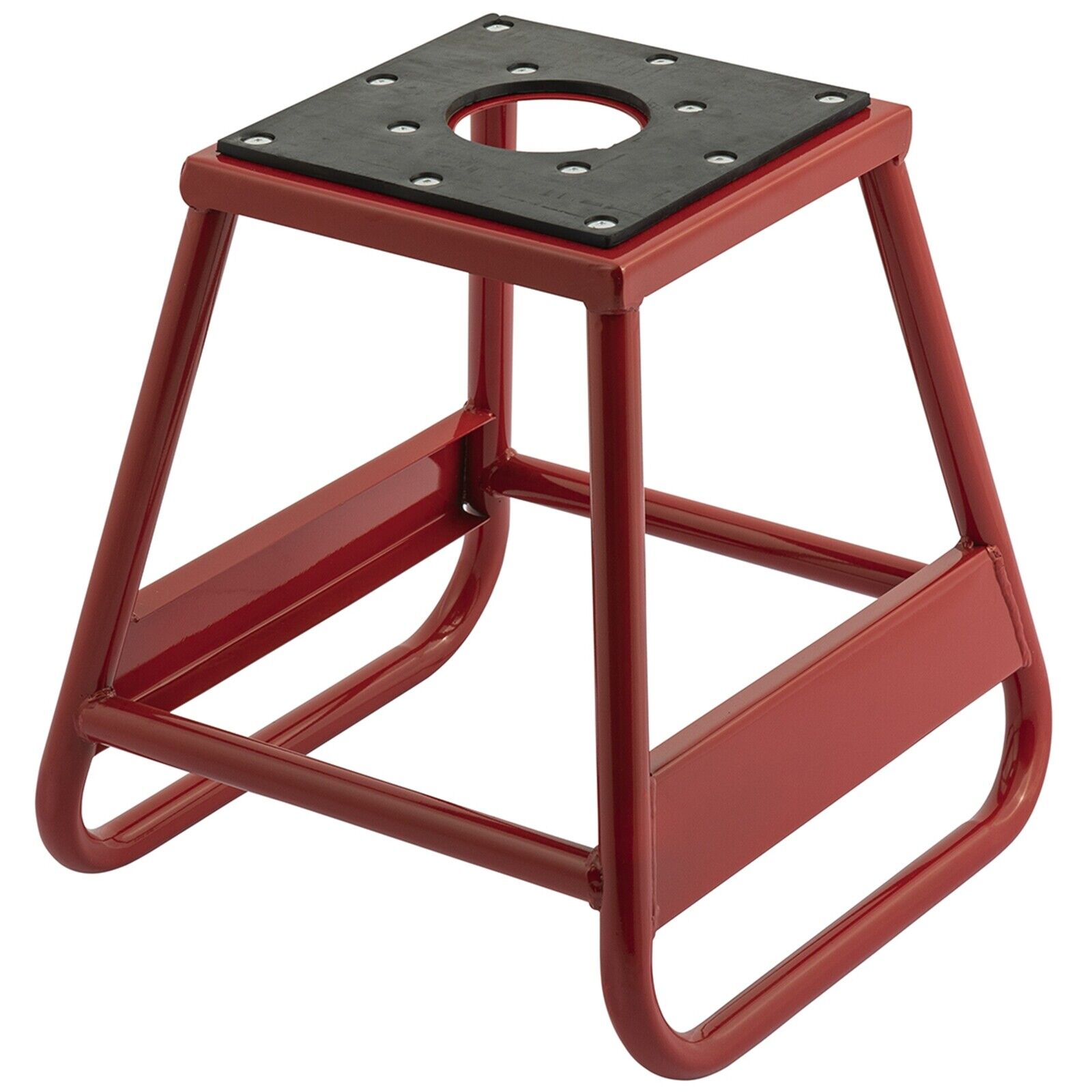 MX Cross Enduro Bike Paddock Stand Lift Red Garage Motorcycle Motorbike