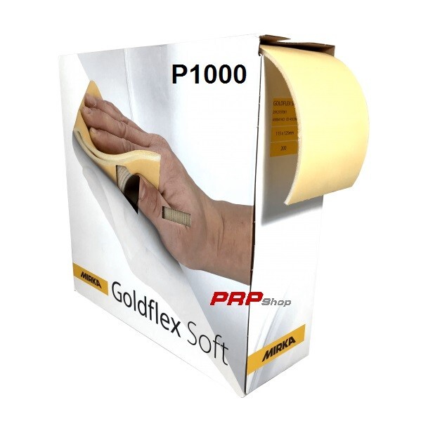 mirka - ABRASIVO - ROTOLI - MIRKA ROTOLO GOLDFLEX SOFT MIRKA P1000 115X125