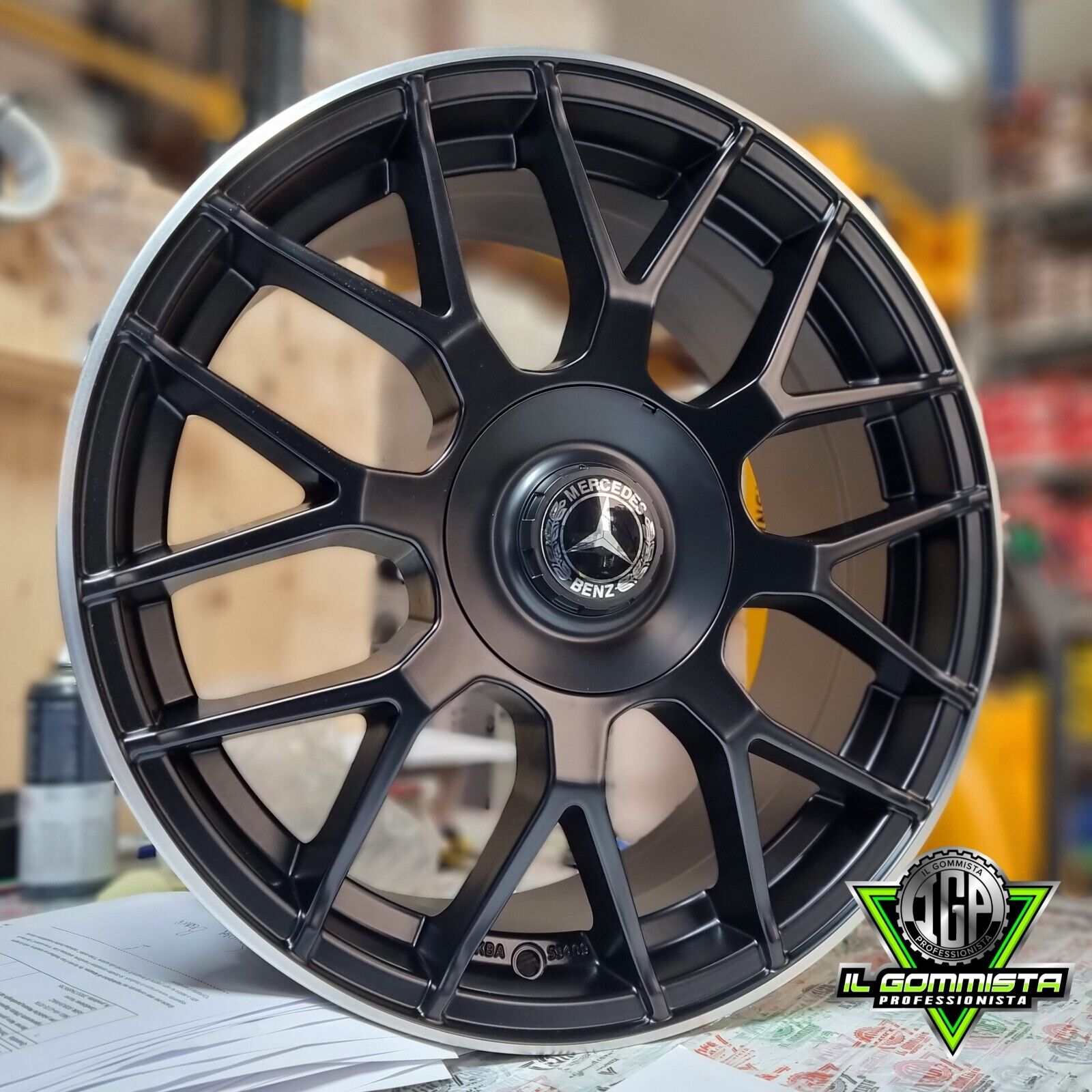 IGP KIT 4 Cerchi In Lega 17" Compatibili con Mercedes Classe C W205 CLA W117 118