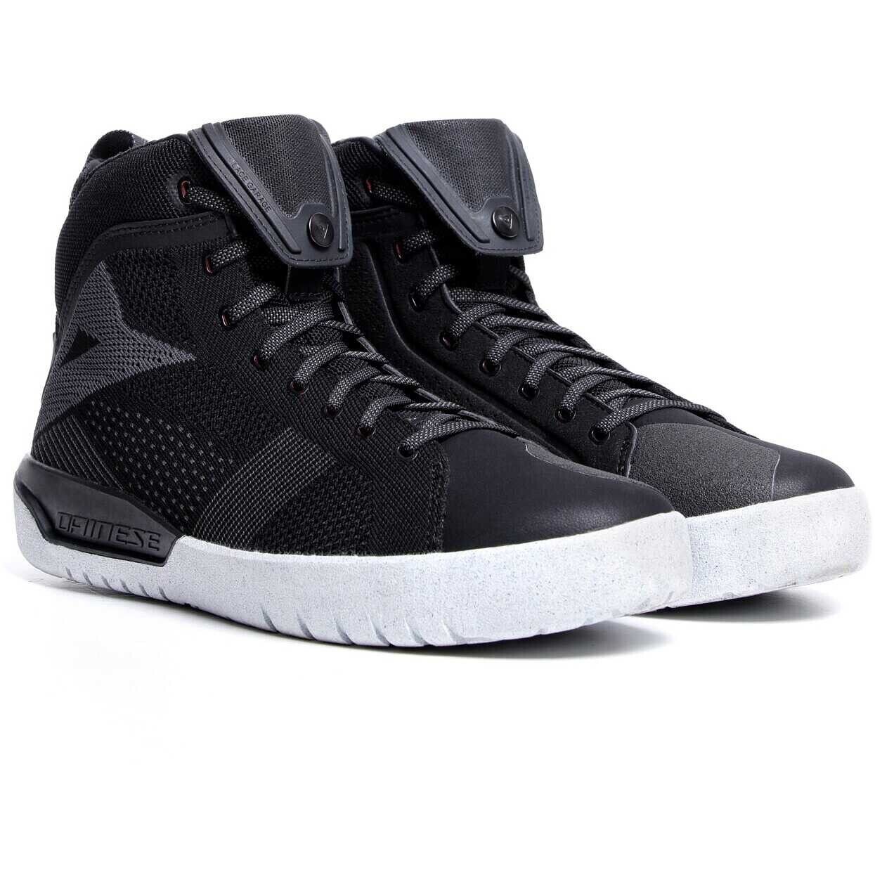 SCARPE SHOES STIVALI MOTO DAINESE METRACTIVE AIR BLACK WHITE TG 46