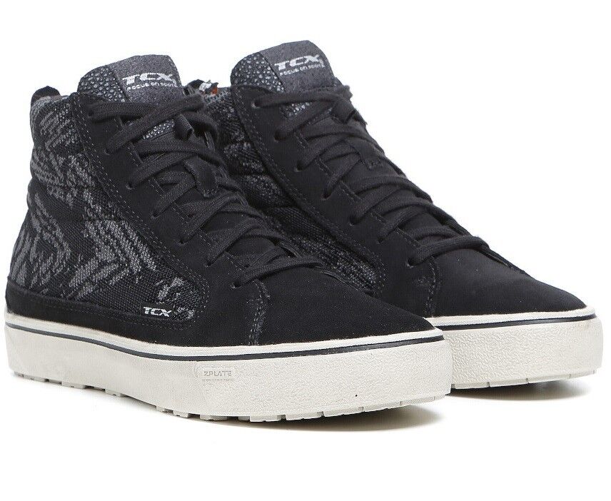 SCARPE SHOES DONNA MOTO TCX STREET 3 LADY TEX WP IMPERMEABILI NERO TG 36