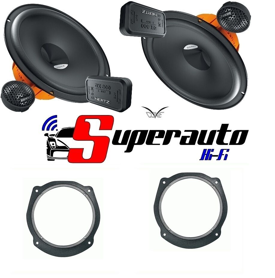 Hertz DSK 165 dsk165.3 Altoparlanti 2 vie + supporti casse FIAT CROMA dal 2005