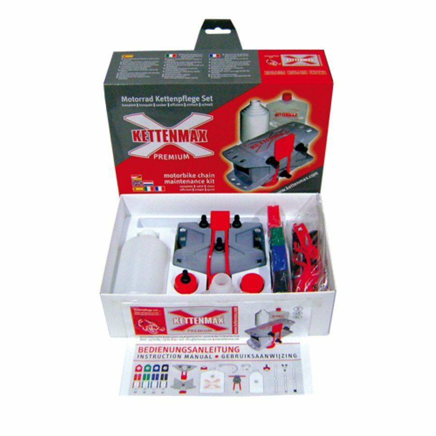 KIT PULIZIA CATENA MOTO PROFESSIONALE KETTEN MAX PREMIUM KETTENMAX + DETERGENTE
