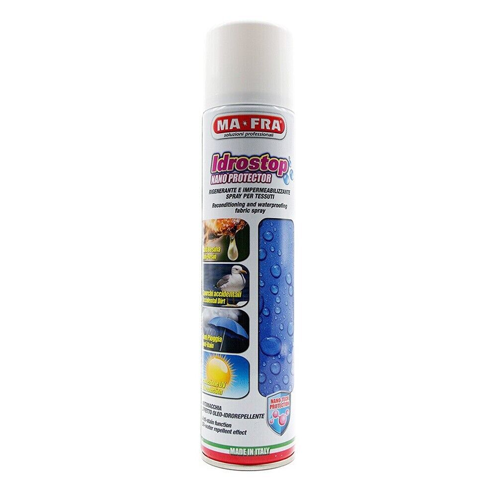 Impermeabilizzante Capote Auto IDROSTOP MA-FRA Idrorepellente Spry Tessuti 300ml