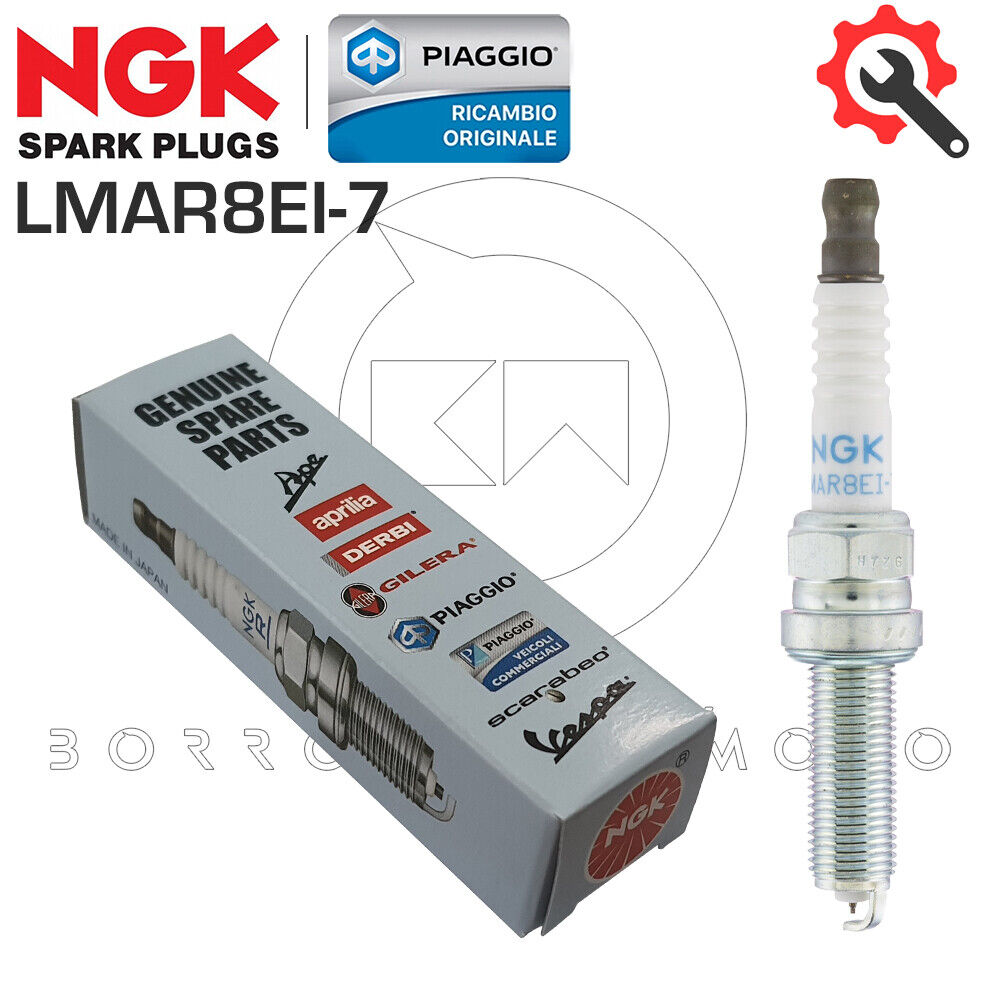 CANDELA D'ACCENSIONE NGK LMAR8EI-7 ORIGINALE PIAGGIO MEDLEY 125 150 ABS 2016