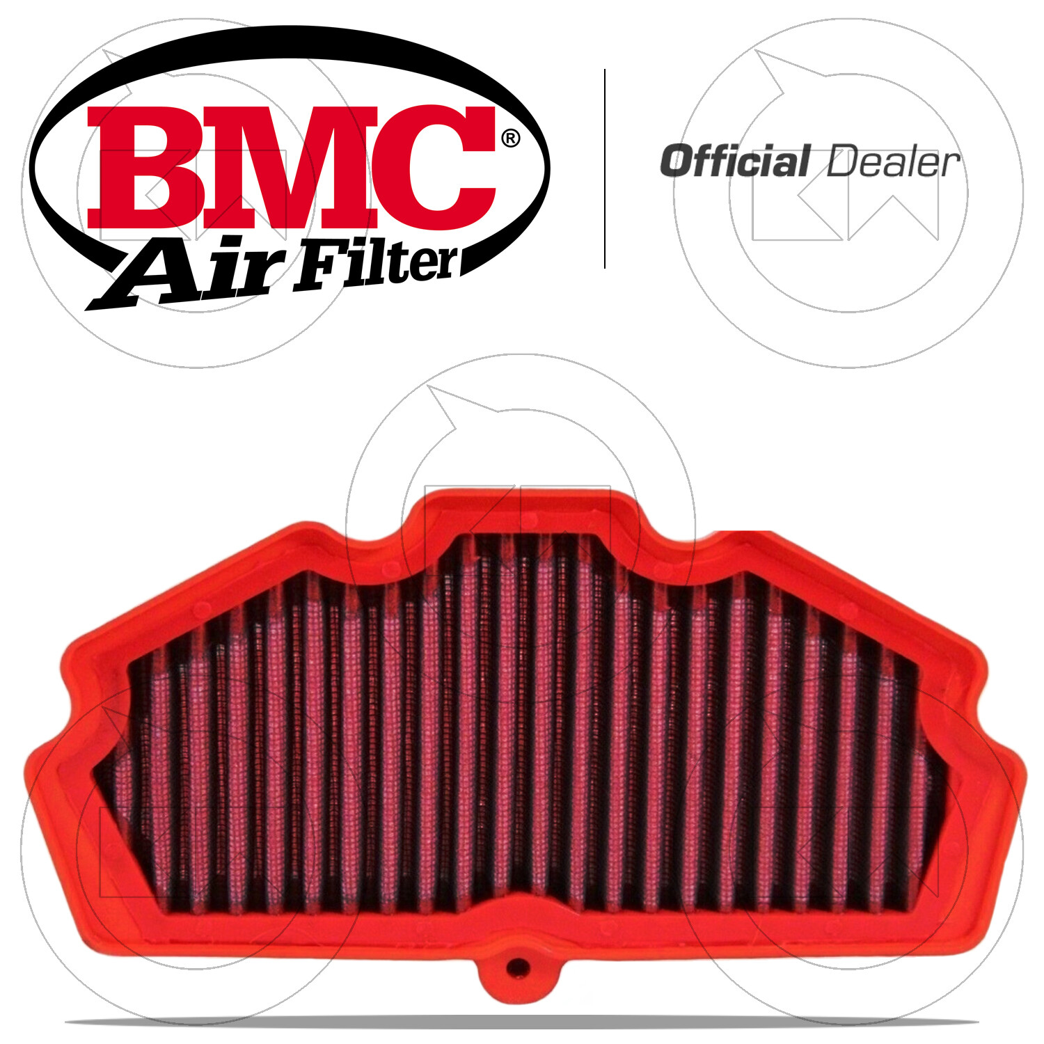 FILTRO ARIA BMC FM01010/04 SPORTIVO LAVABILE MOTO KAWASAKI Z 400 ANNO 2019-2023
