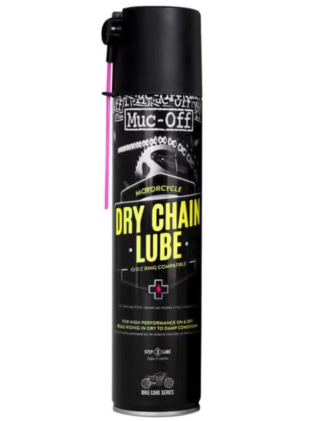 MUC OFF DRY CHAIN LUBE LUBRIFICANTE GRASSO CATENA MOTO RACING ESTREMO ASCIUTTO