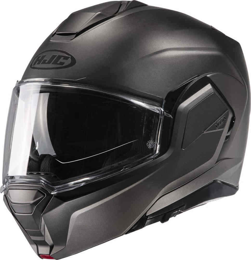 CASCO HELMET MODULARE MENTO RIBALTABILE HJC i100 PJ TITANIO OPACO MATT TG XS