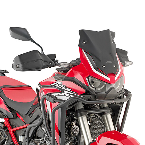 Cupolino basso nero opaco Africa Twin 31x31cm paravento parabrezza Givi d1179bo