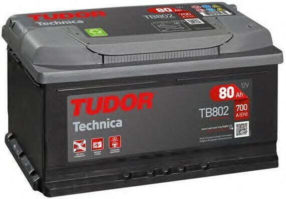 Batteria avviamento TUDOR codice TB802 80 AH 700A