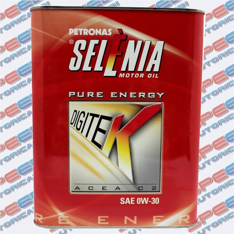 OLIO SELENIA DIGITEK PURE ENERGY SAE 0W-30 ACEA C2 LT. 1 TOTALMENTE SINTETICO