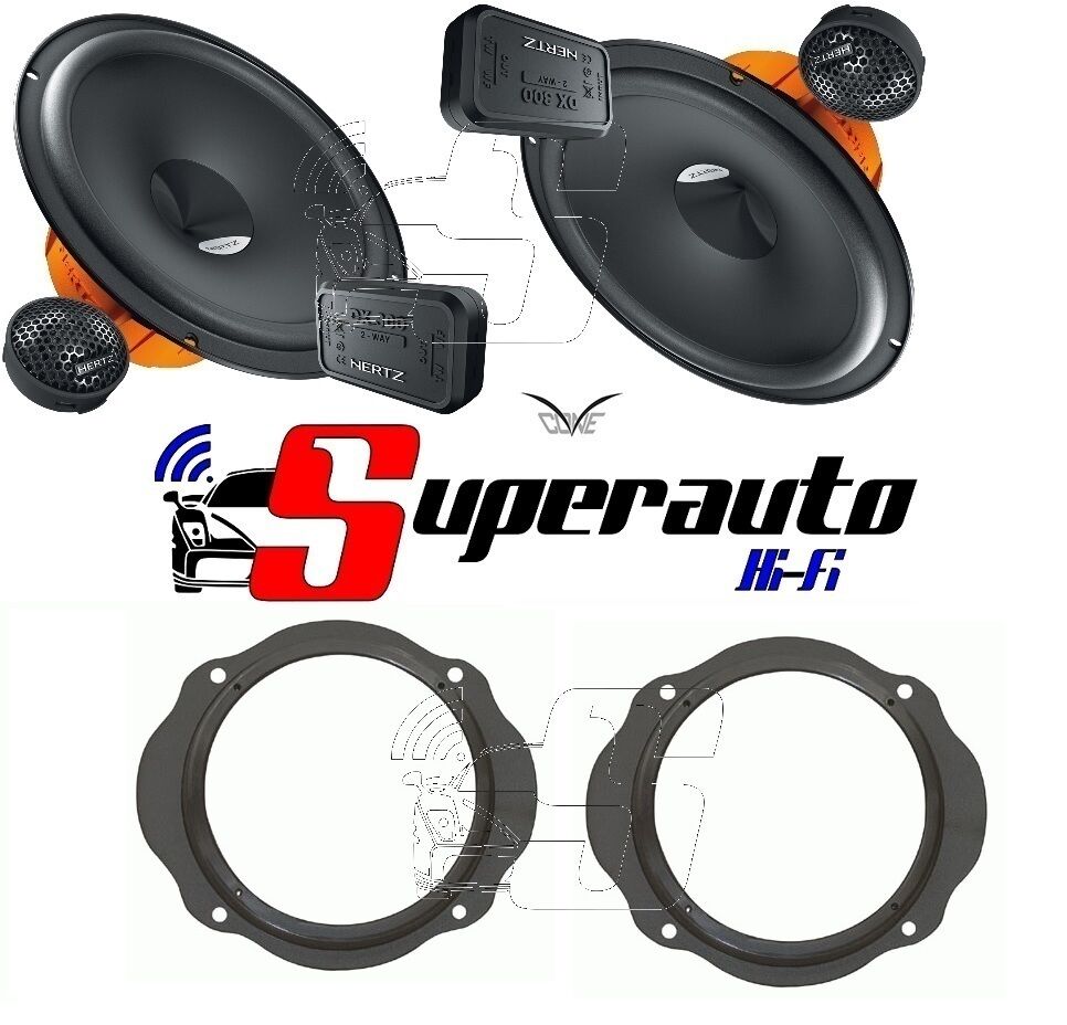 Hertz DSK 165 dsk165.3 Altoparlanti 2 vie + supporti casse FORD Focus DAL 2005