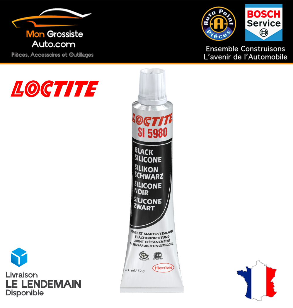 LOCTITE Si 5980 Rapida Guarnizione Joint Silicone Premium Nero 40ml Gamma Pro