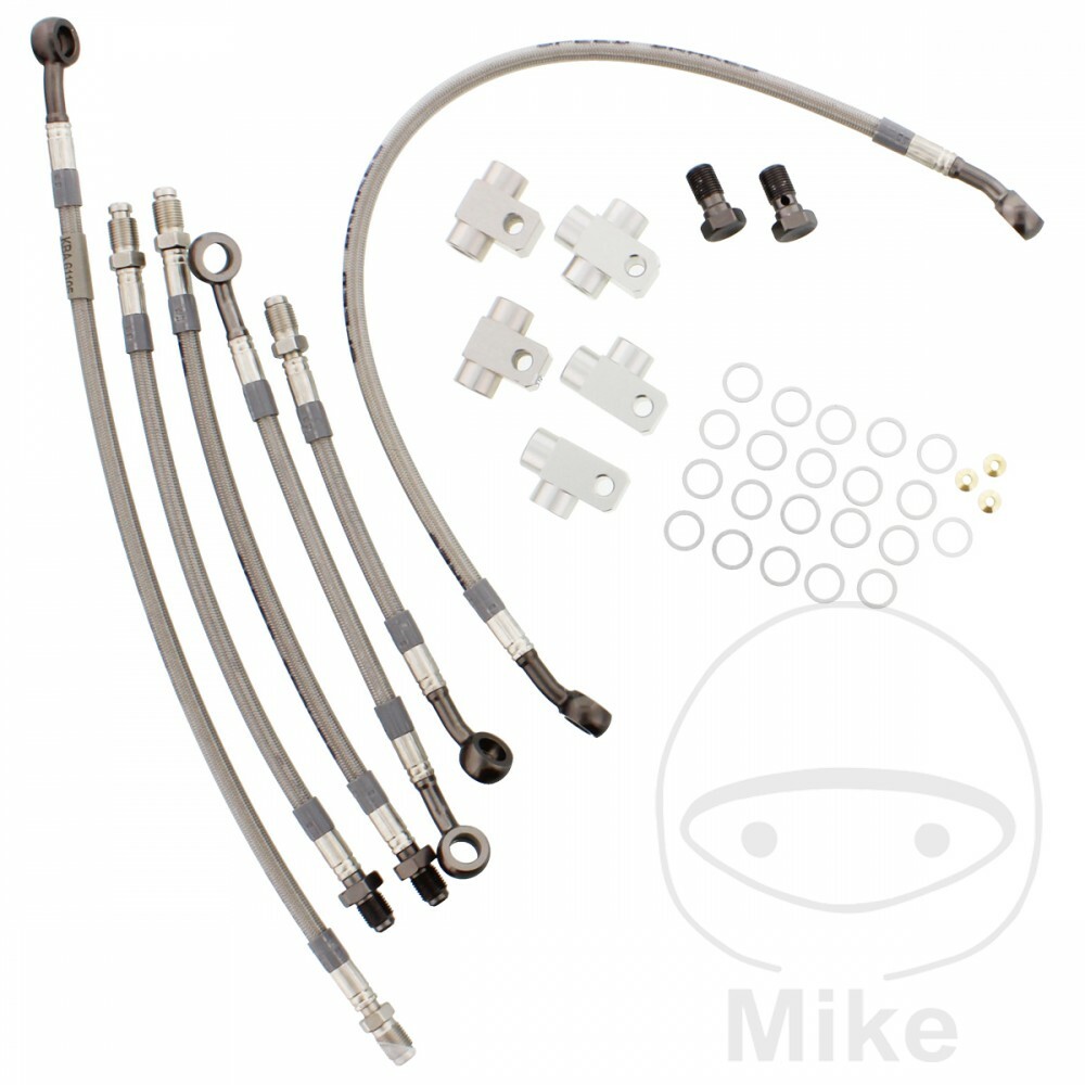 KIT 6 TUBI TRECCIA REPLICA ORIGINALE PER HONDA 600 CB 600 F HORNET 2007-2012