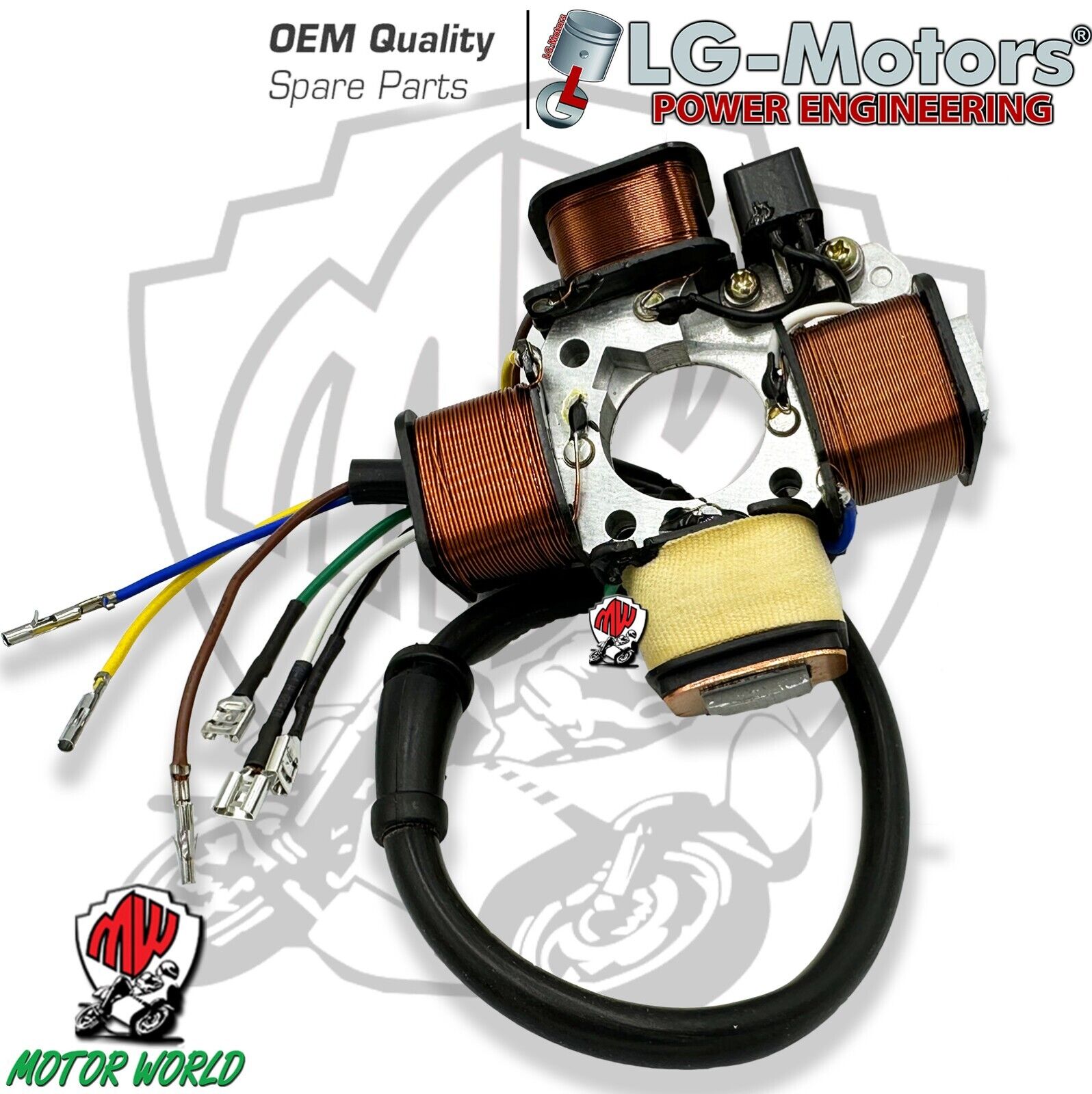Alternatore Statore Magnete COMPLETO PIAGGIO Ciao 2002 2003 2004