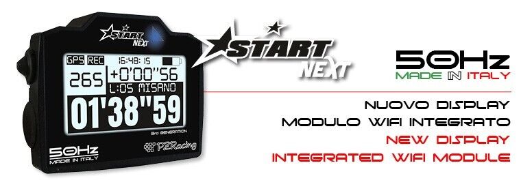 CRONOMETRO GPS PZRACING  NEW START ST400 Basic AUTO MOTO DISPLAY TOUCH