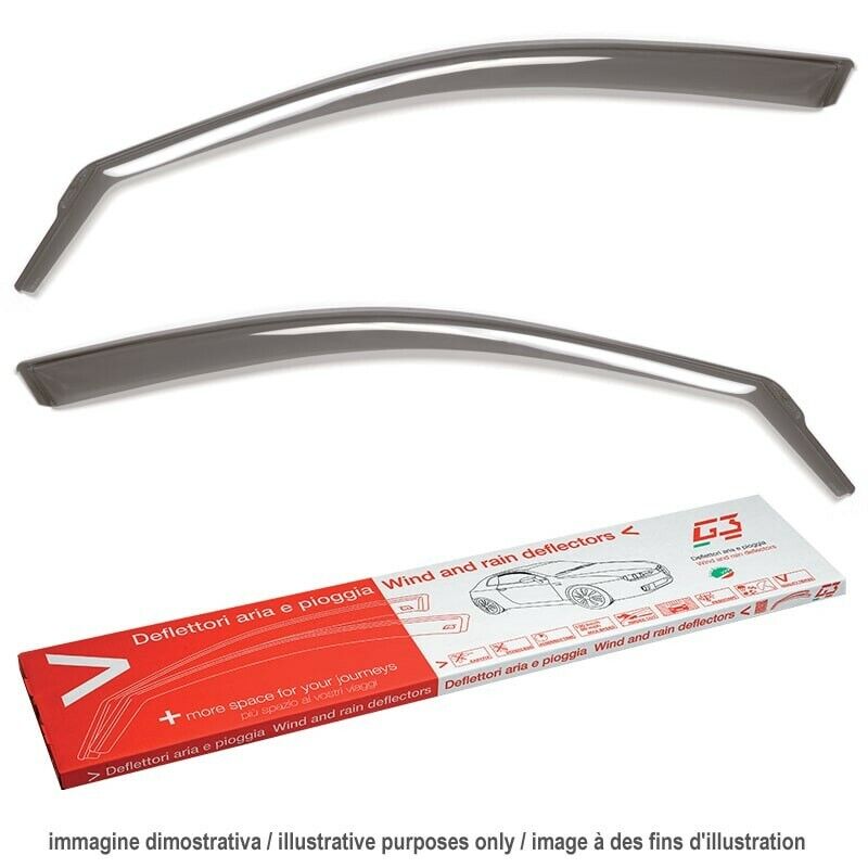 Deflettori Turbo G3 Peugeot 207 5 porte 2006-2015