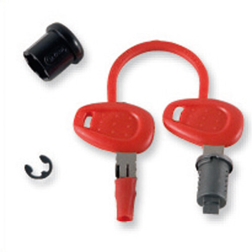 SERRATURA GIVI VALIGIA B29N CON BOCCOLA CHIAVE ROSSA MONOLOCK