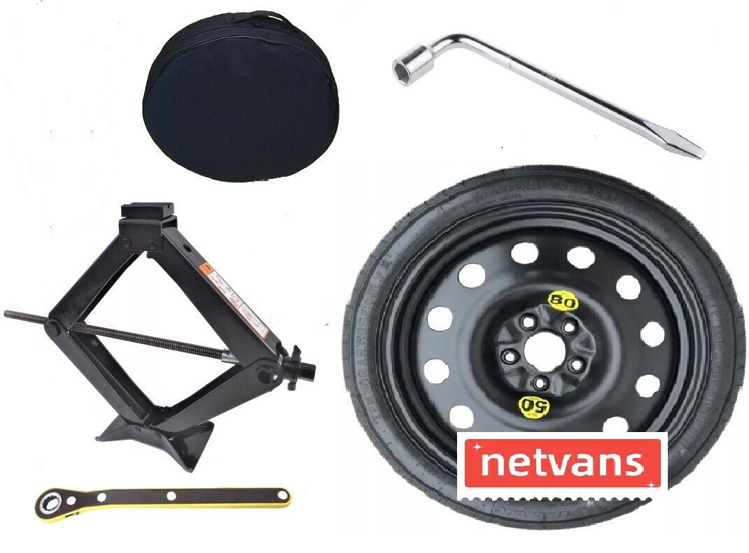 RUOTINO DI SCORTA 16" PER MERCEDES CLASSE A, B CON CRIC CHIAVE E SACCA OK VANO