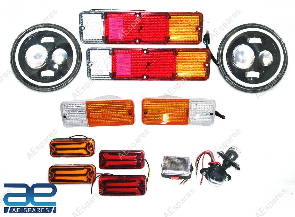 Per Suzuki samurai Sierra Jimny Completo Luce LED Set + Faro Coda Luce ECS