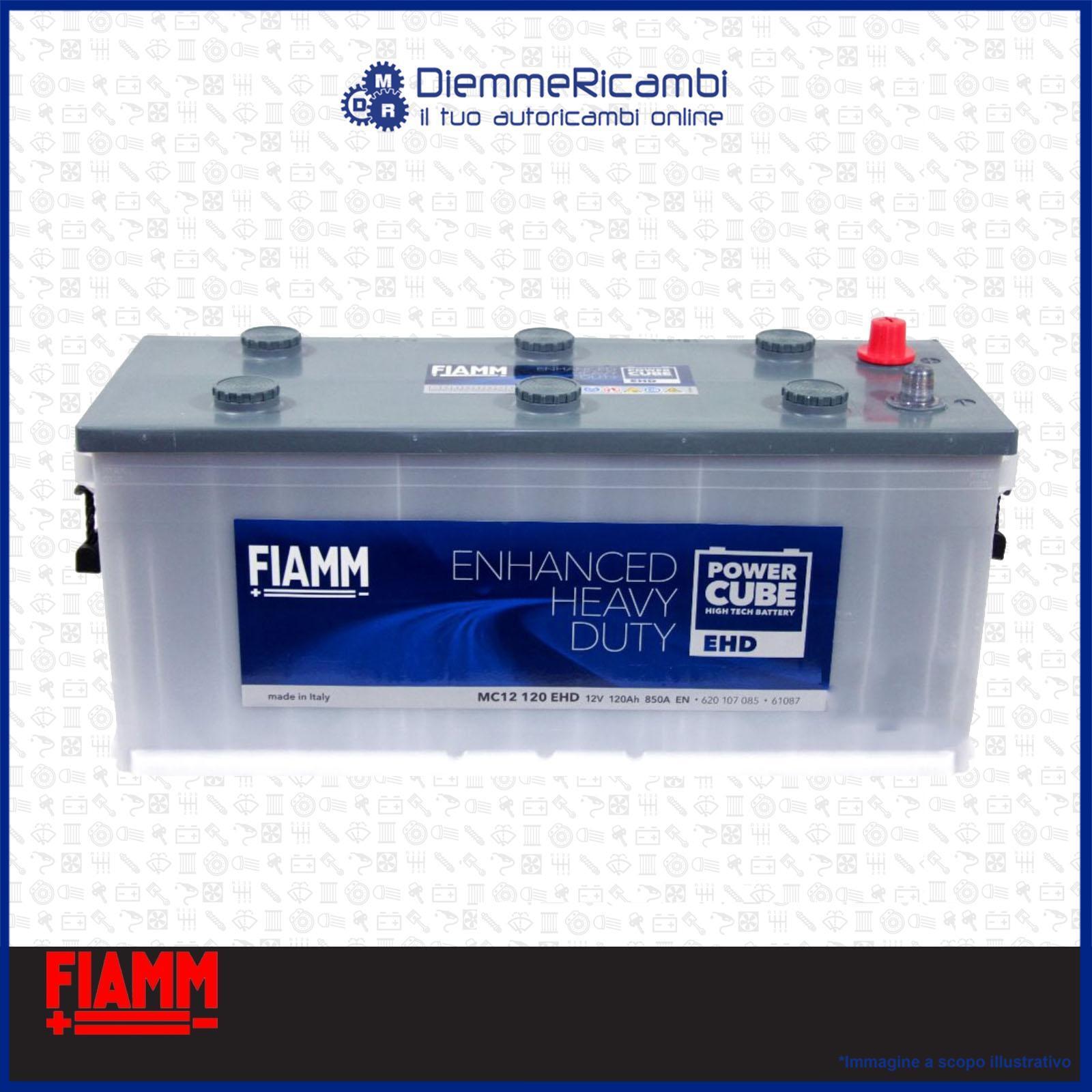 BATTERIA FIAMM INDUSTRIALE 120 Ah 850A EN 12V A 120 EHD - 120Ah