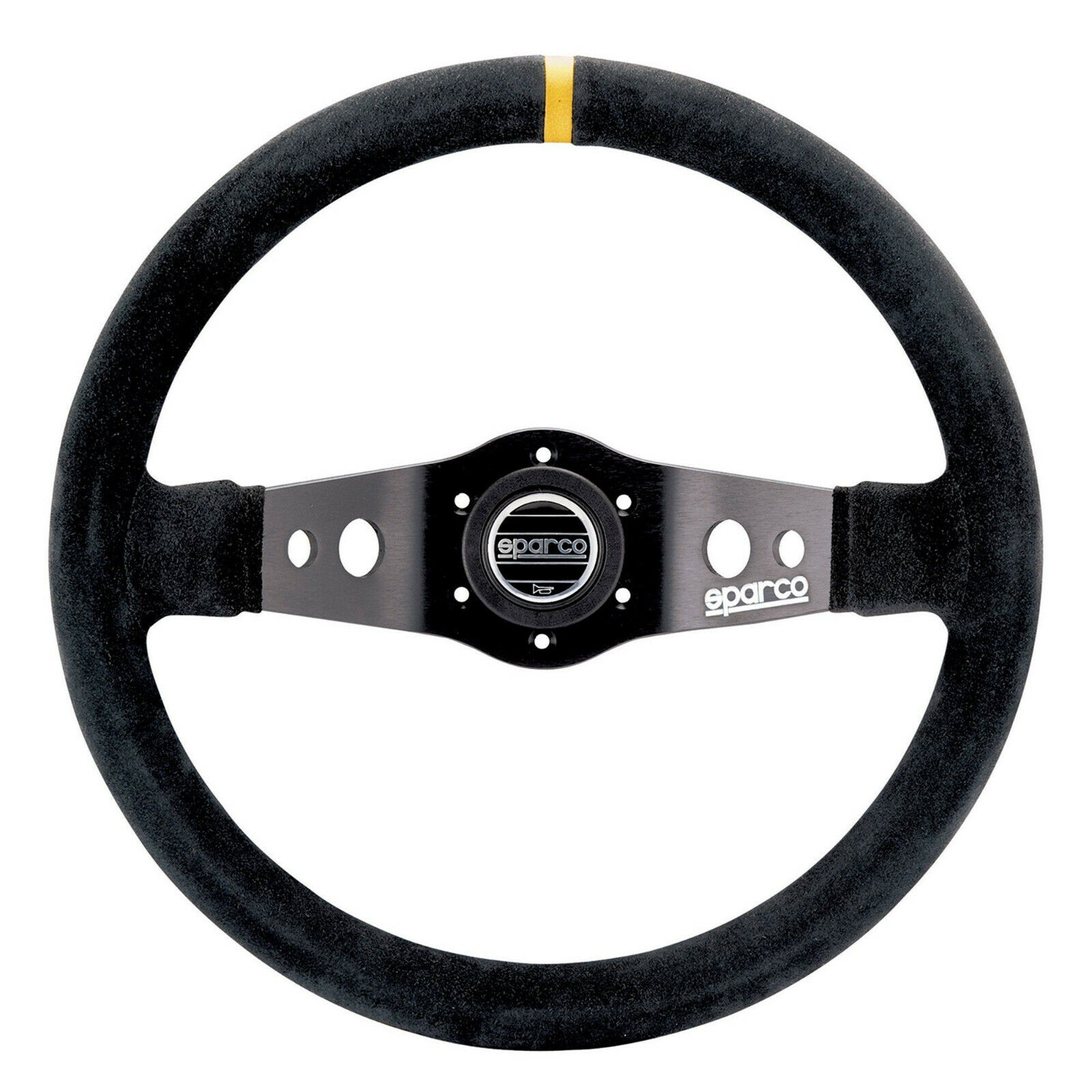 SPARCO 015R215CSN Volante Racing "R215" scamosciato nero 350mm + kit gemme