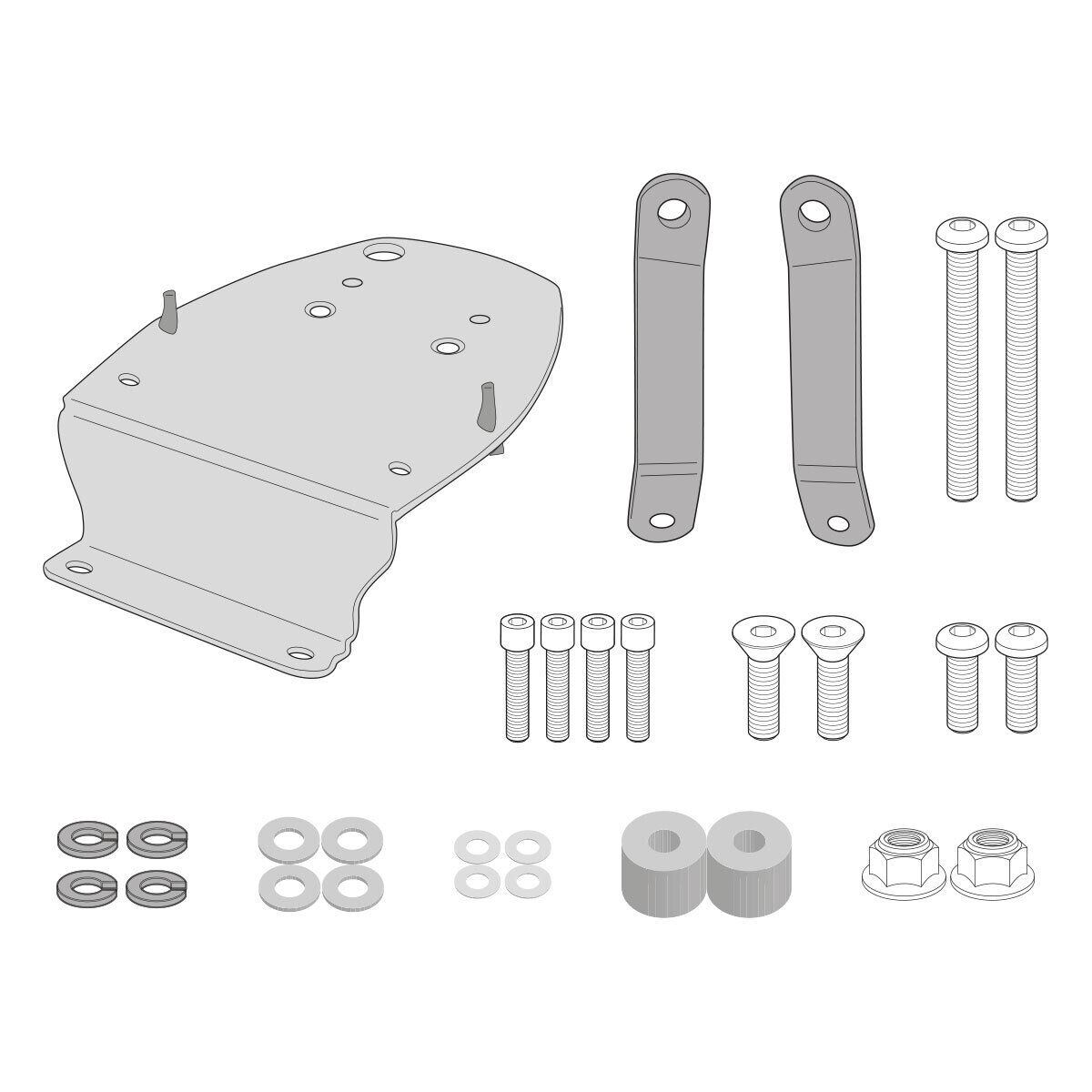 GIVI SR2153 ATTACCO POSTERIORE MONOLOCK FOR KYMCO 125 X-TOWN CT 2020-2022