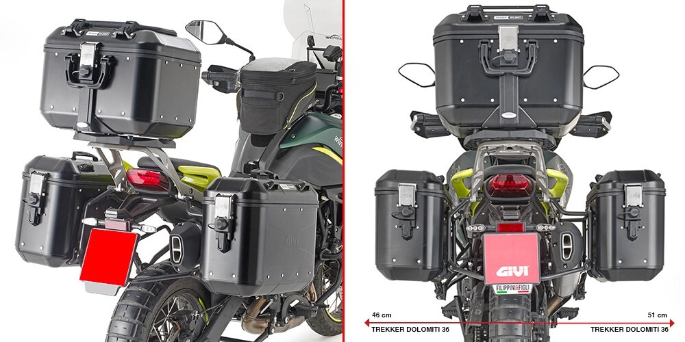 PORTAVALIGIE LATERALE BENELLI TRK702/702X  GIVI PL8717