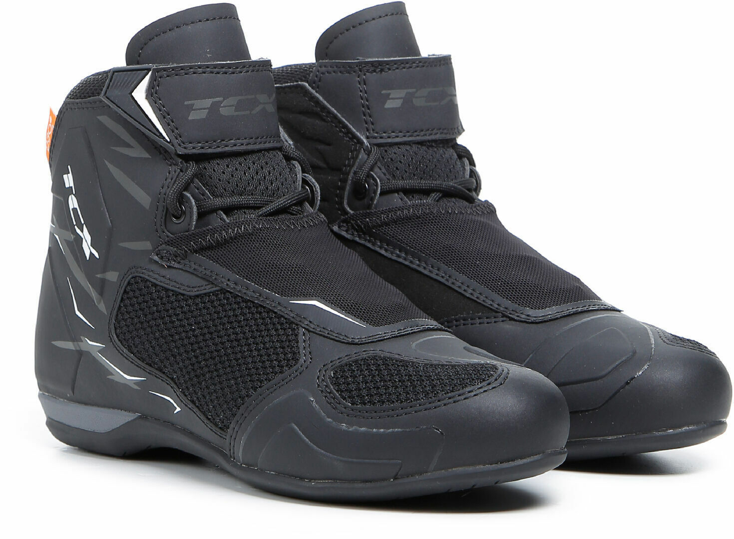SCARPE ESTIVE STIVALI BOOTS MOTO TCX R04D AIR ROAD BLACK GREY NERO TG 46