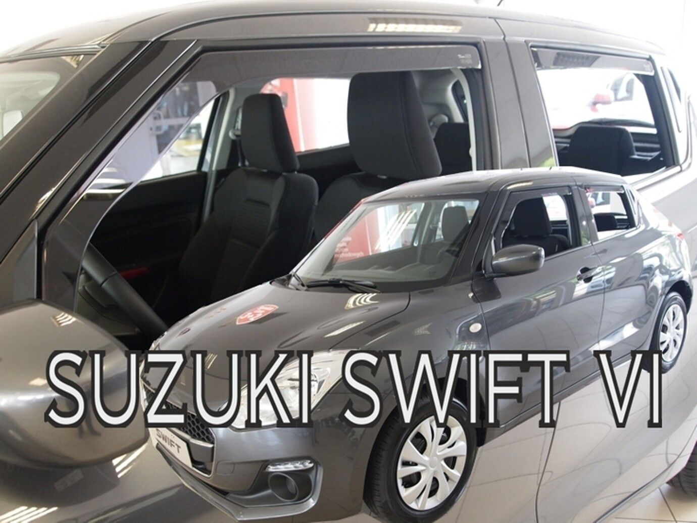 SET 4 DEFLETTORI ARIA  ANTITURBO per SUZUKI SWIFT  5 PORTE dal  2017