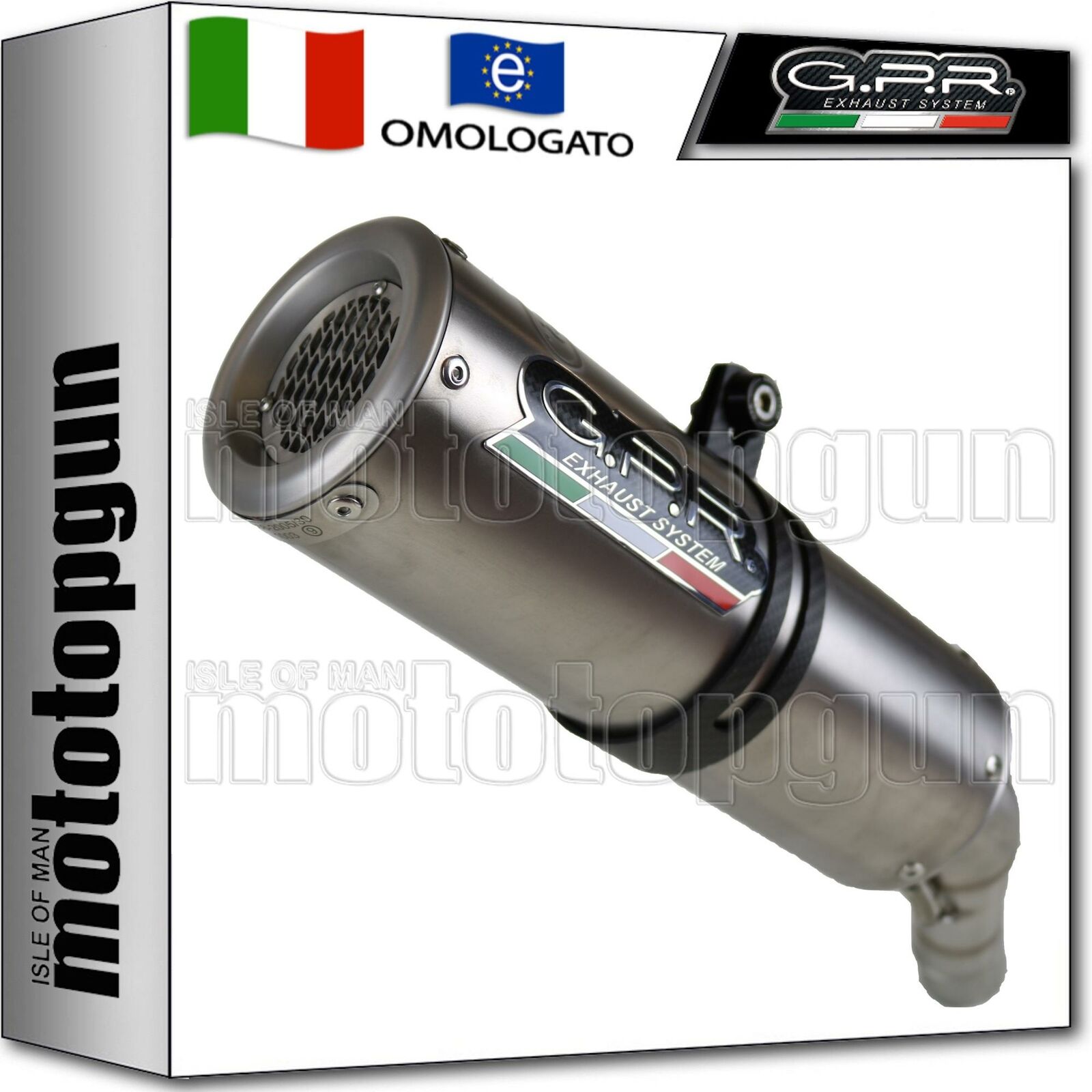 GPR SCARICO OMOLOGATO HOM M3 INOX YAMAHA FZ6 600-FAZER S1-S2 2008 08 2009 09