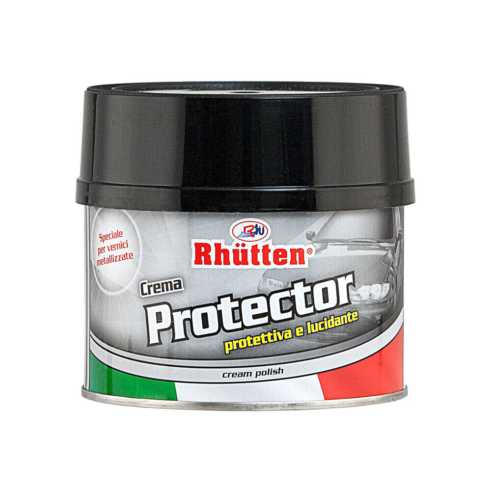CREMA PROTECTOR CERA PROTETTIVA LUCIDANTE VERNICI CARROZZERIA AUTO MOTO RHUTTEN