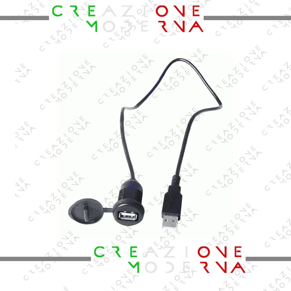 Presa Phonocar 5/912 Presa da pannello con porta USB - 05912