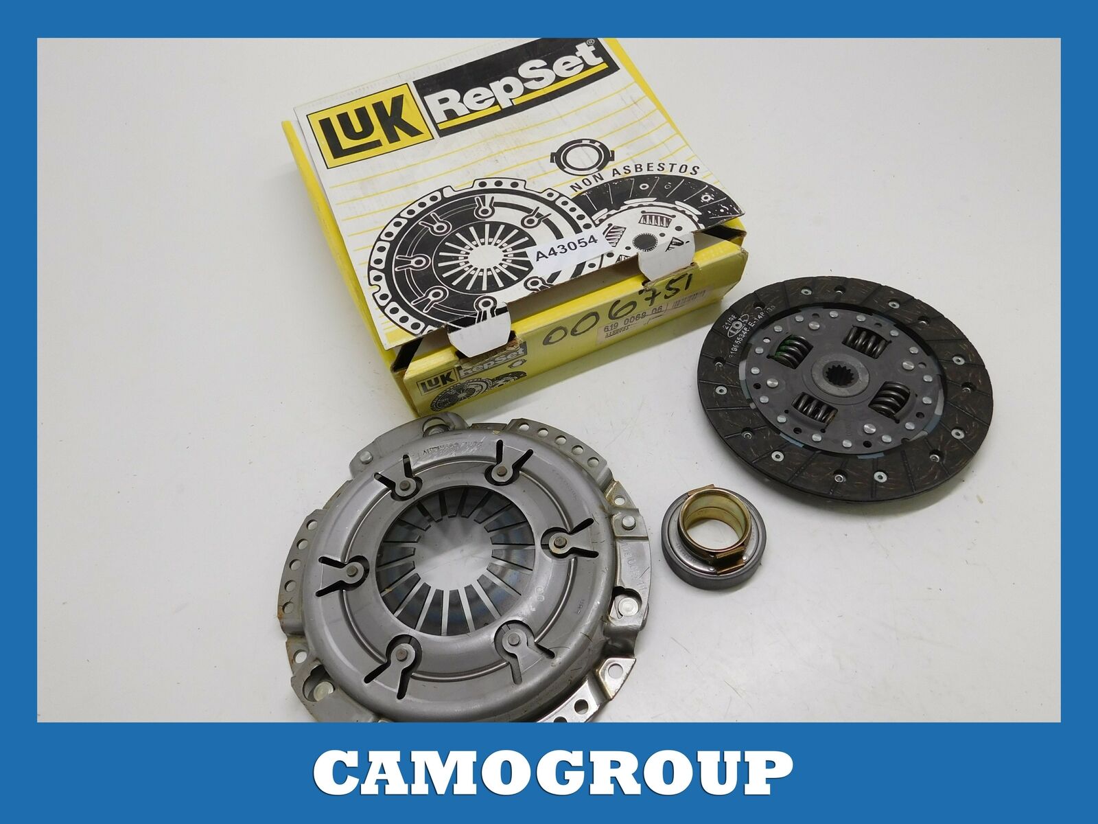 KIT FRIZIONE 3 PEZZI SET CLUTCH 3 PIECES LUK OPEL ASCONA CORSA KADETT 006751