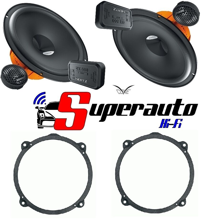 Hertz DSK 165 dsk165.3 Altoparlanti 2 vie + supporti  03892 ALFA 147 ANTERIORE