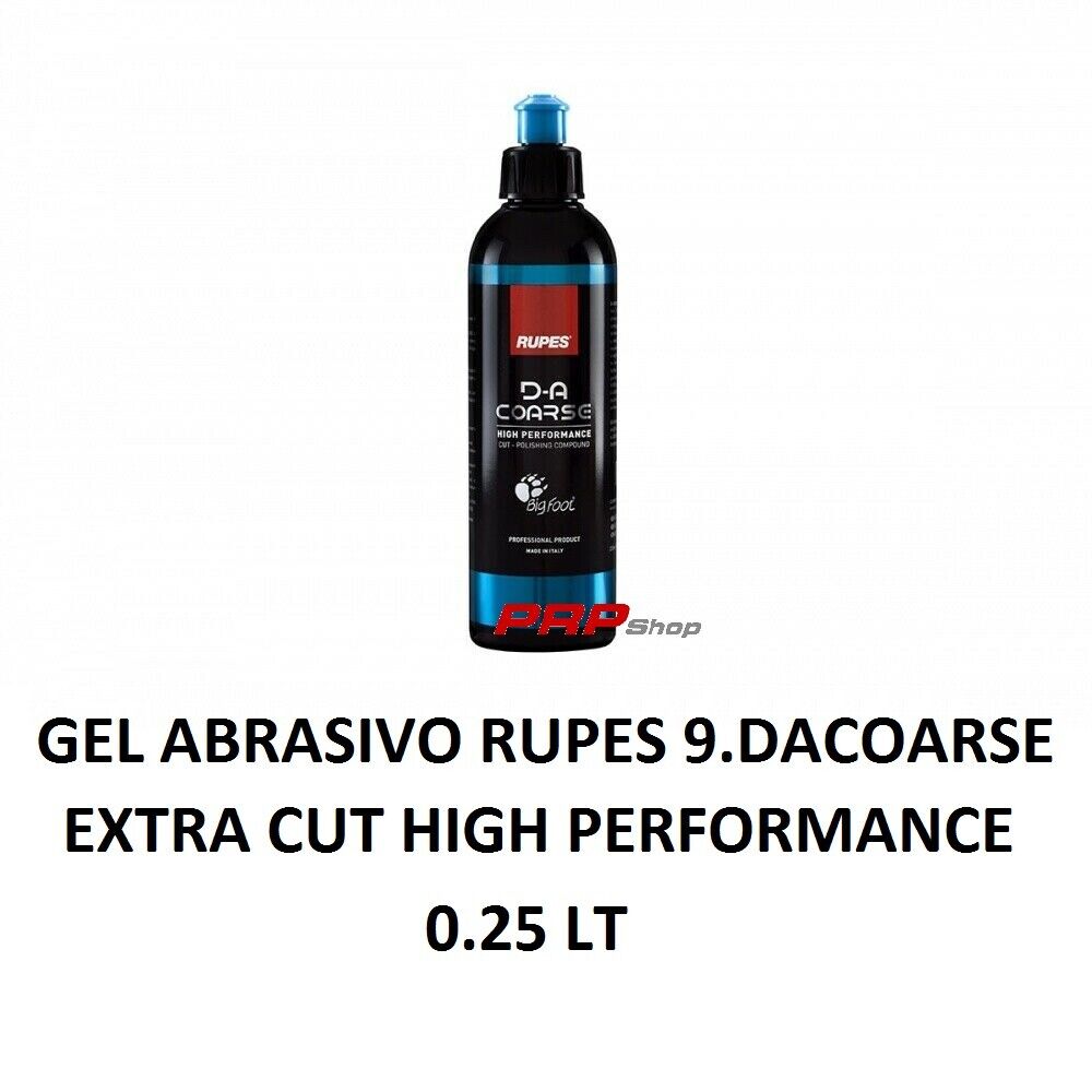 Pasta Abrasiva BigFoot Rupes DA Coarse Gel Abrasivo 9.DACOARE GLOSS 250 ml NEW
