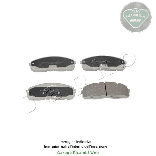 500500 Kit pastiglie freno Japko Anteriore per MERCEDES MB-TRAC 700 MB D