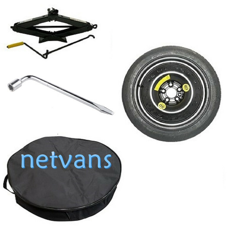 RUOTINO DI SCORTA 17" per RENAULT KOLEOS CON CRIC CHIAVE SACCA 71x14cm