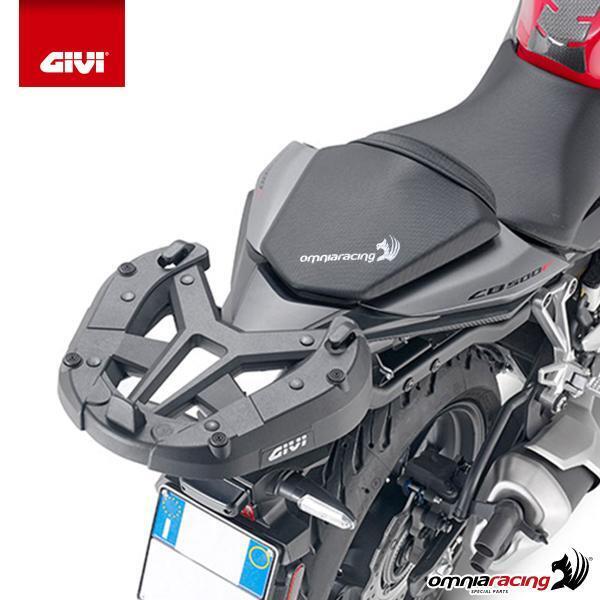 Rear rack Givi top cases Monokey Monolock Honda CB500F 2019-2022