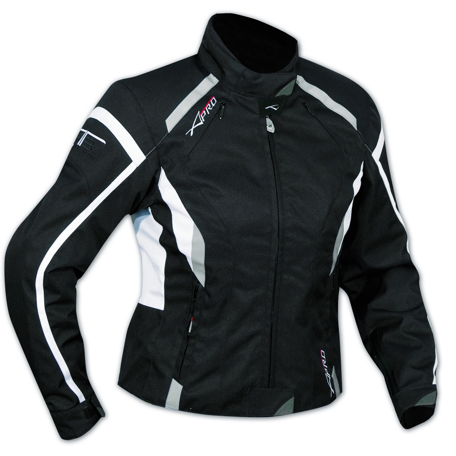 Jacket Textile Ladies Motorcycle Motorbike All Season CE Armour A-PRO White M