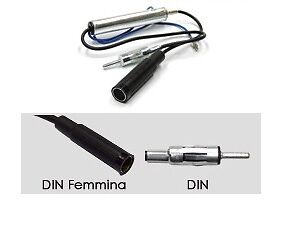 CAVO ADATTATORE ANTENNA AUTO AM-FM RADIO DIN SEAT ALHAMBRA VOLKSWAGEN SHARAN
