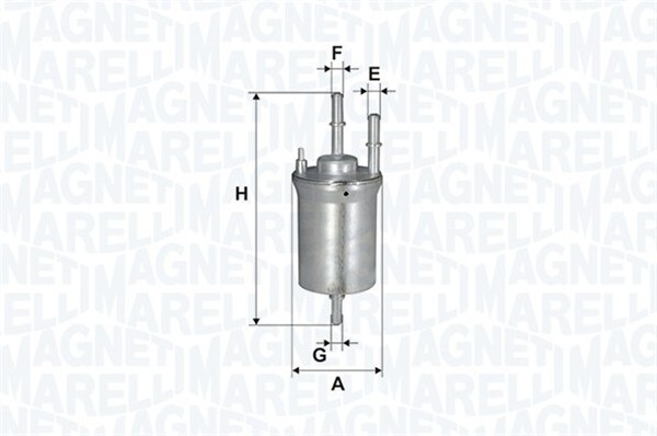 Magneti Marelli Filtro Carburante - Benzina VW GOLF V 1.6 FSI Filtro Carburanter