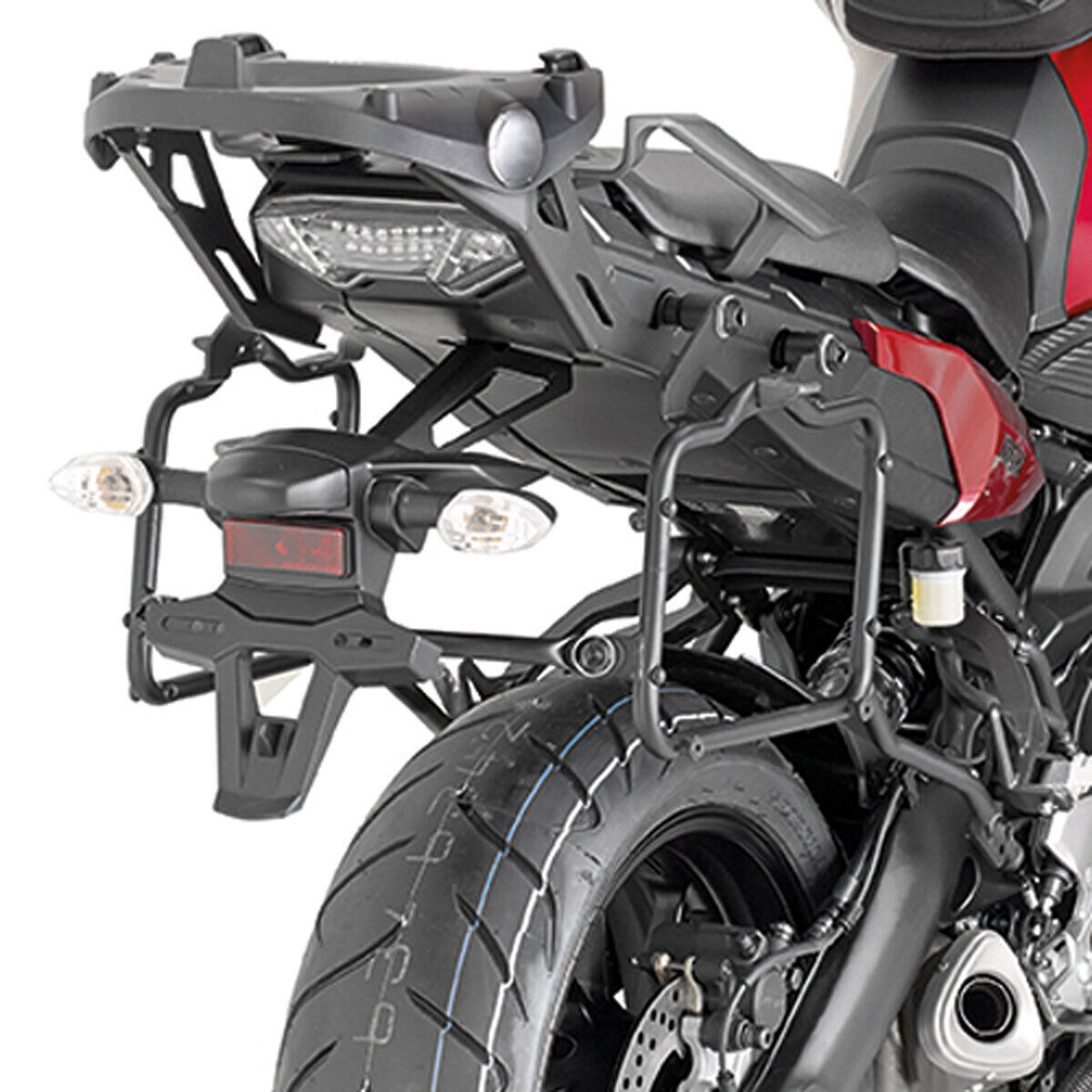 KLR2122 TELAI QUICK PER VALIGIE MONOKEY FOR YAMAHA MT-09 TRACER 850 2015-2017