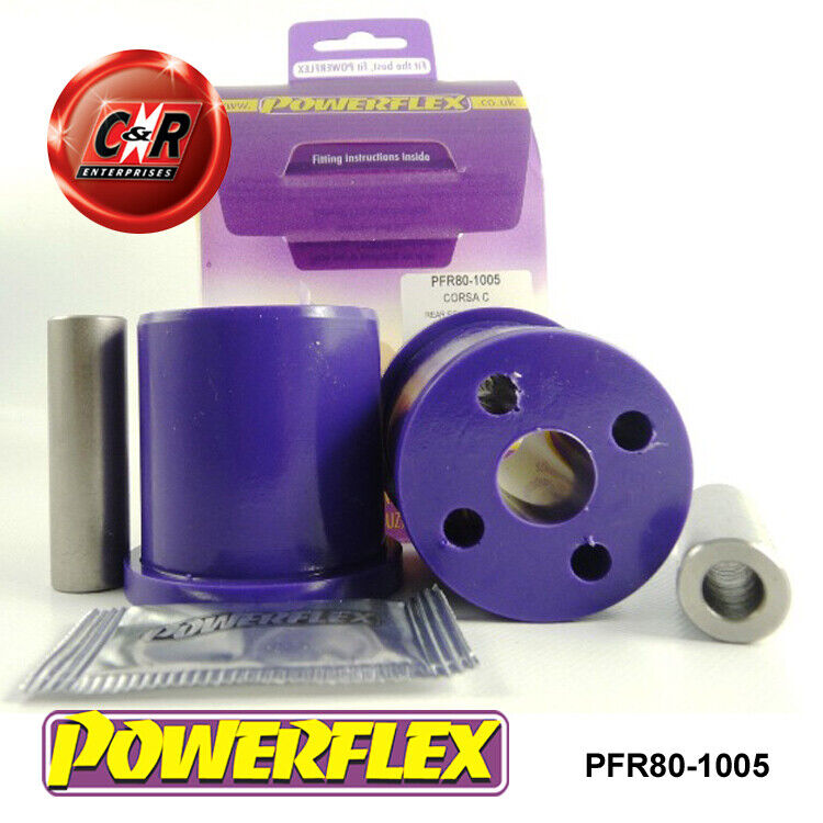 Powerflex Posteriore Fascio Supporto Spazzole Per Opel Corsa C 00-06 PFR80-1005