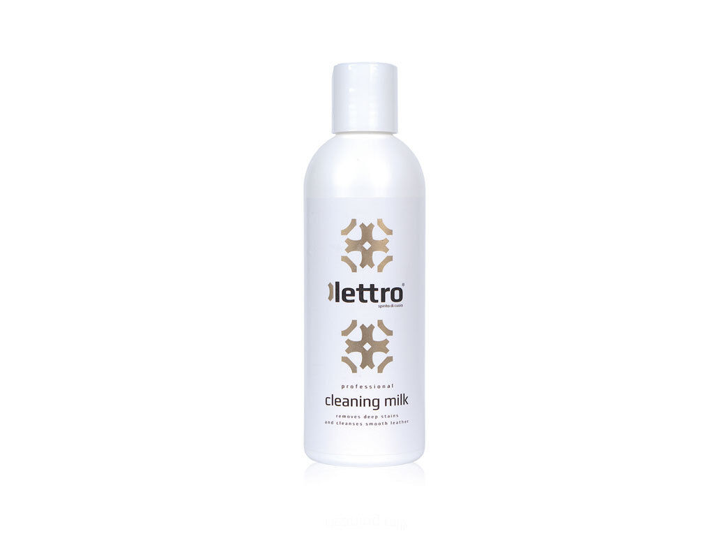 Latte detergente per pulire interni auto in pelle, sedili moto e divani in pelle