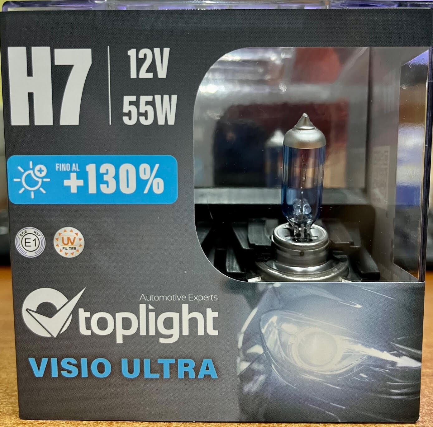 Set Lampade H7 +130% Visio Ultra