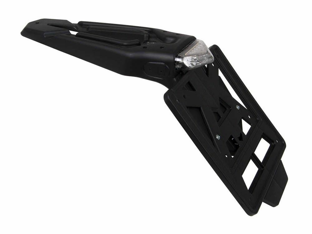 Portatarga Moto Enduro Cross Omologato RACETECH RTECH Con Led Estraibile INTEGRA