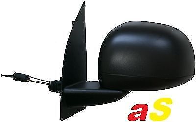 SPECCHIO SPECCHIETTO RETROVISORE FIAT PANDA 2009-2011 MECCANICO NERO DESTRO