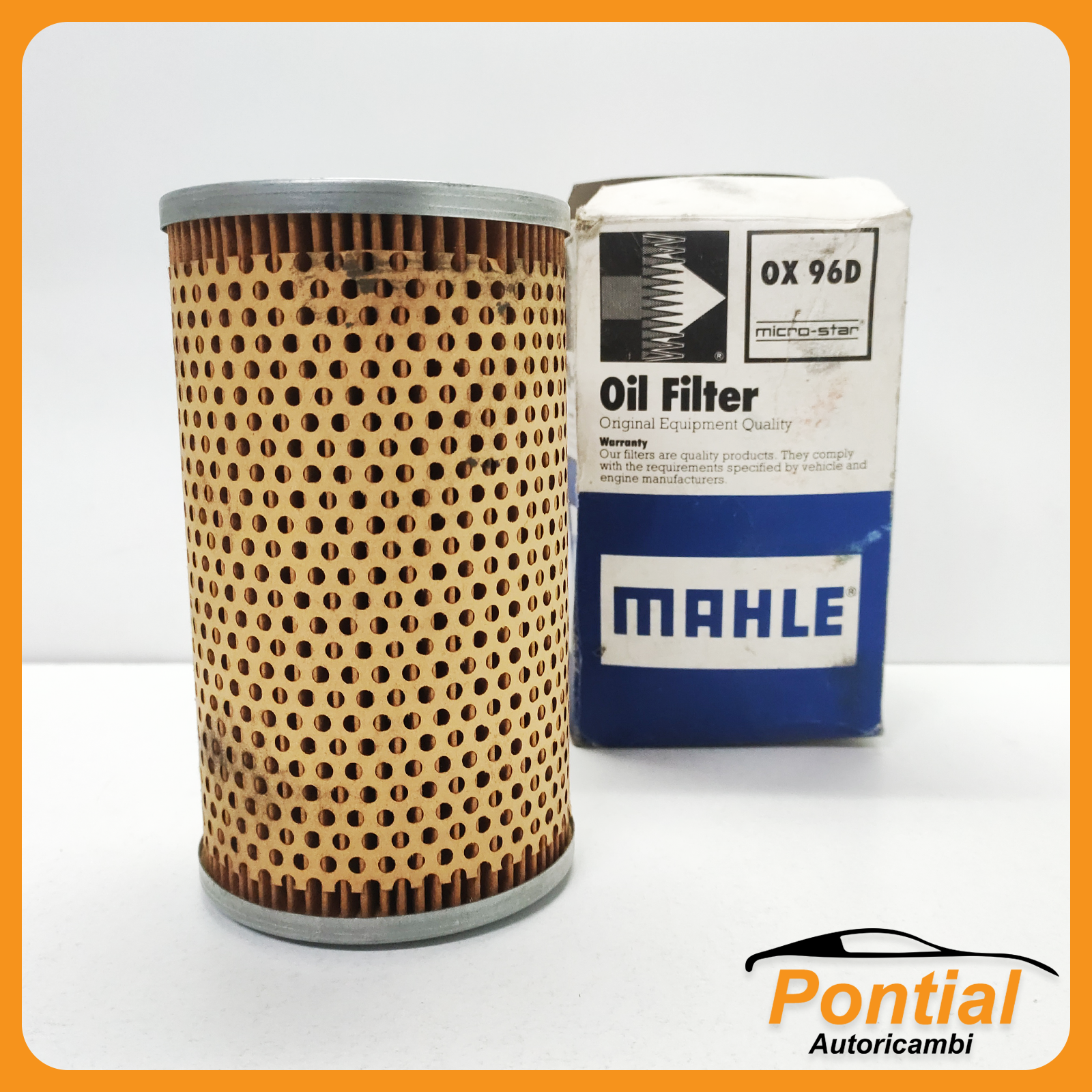 OX96D MAHLE FILTRO OLIO PER BMW E36 325 TD TDS 525 OPEL OMEGA B 2.5 TD