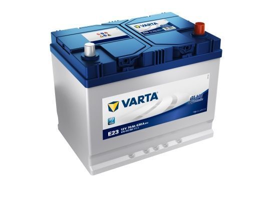 BATTERIA AUTO VARTA E23 12 V 70 AH AMPERE 630 A EN DYNAMIC 261x175x220 570412063